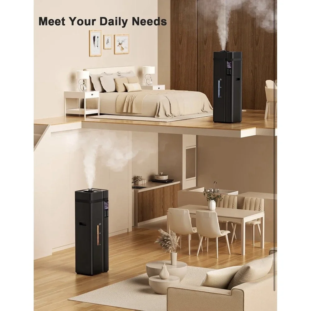Zeova 13L/3.4Gal Humidifiers for Bedroom Ultrasonic Warm‎ & Cool Mist Humidifier